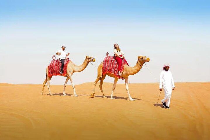 Safari Dubaï : Bain de dunes, promenades en chameau, dîner et observation des étoiles