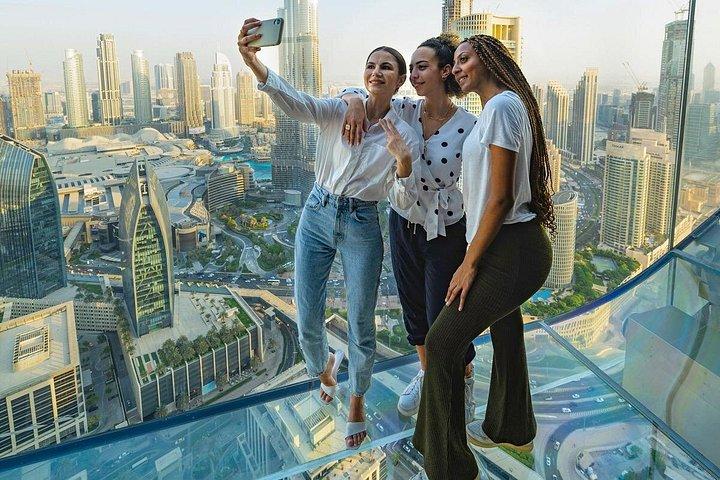 Visite privée de Dubaï Skyline à Palm View, Sky Views & Burj Khalifa