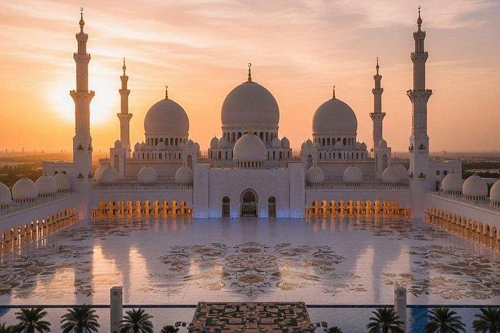 Sun Set Abu Dhabi Mosquée Visite privée