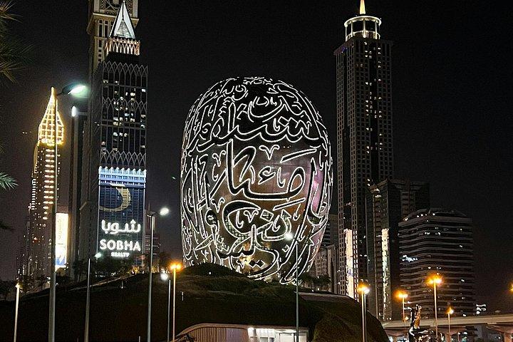 Dubaï Soirée City Tour avec Dîner croisière Dhow et spectacle de fontaines