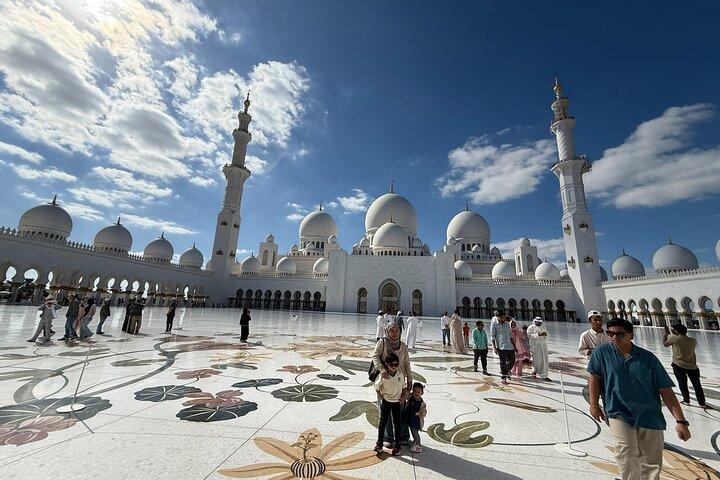 Visite touristique d'Abou Dabi Grande Mosquée Plus vieux Souk Patrimoine