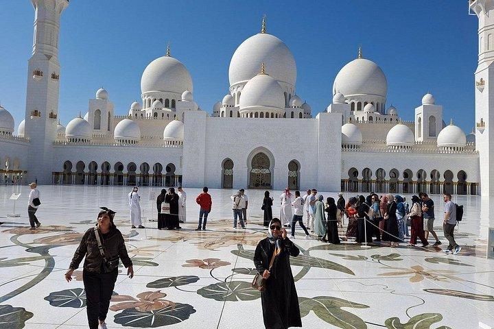Tour de ville d'Abou Dabi avec la Grande Mosquée