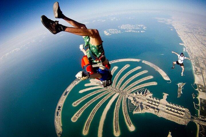 Dubaï Skydive 200 miles par heure avec photos et vidéos