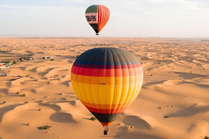Balade en ballon au-dessus de Dubaï Vues à couper le souffle