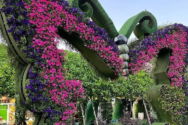 Paradis tropical 15 000 avec papillons Jardin des papillons de Dubaï