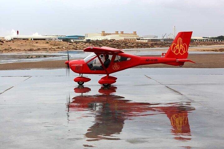 Expérience de vol en microlumière dans le désert et la côte de Ras Al Khaimah