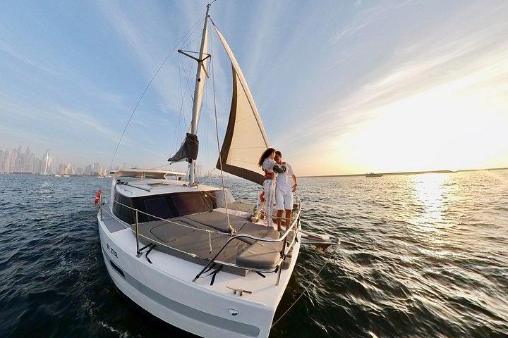 Croisière privée en voilier à Dubaï au départ de Palm Jumeirah