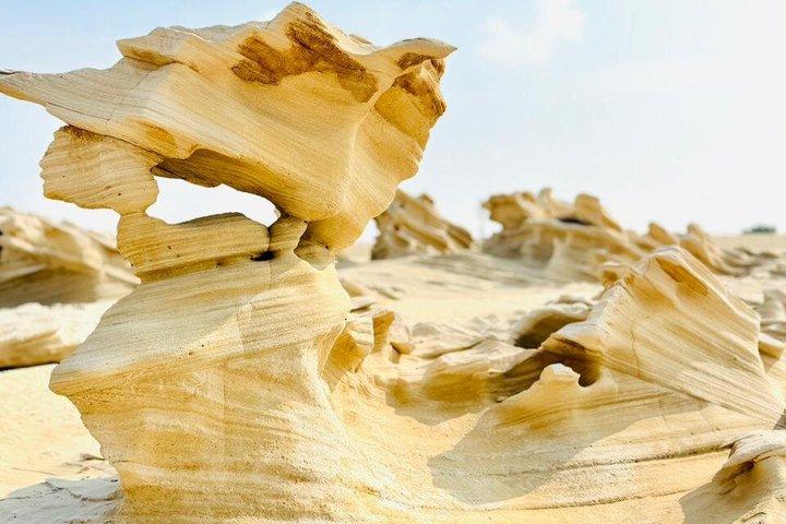 Explorez les dunes fossiles d'Al Wathba et le lac Long Salé à Abu Dhabi