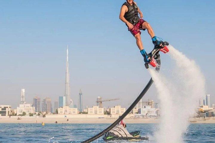 Expérience privée de flyboard dans le port de Dubaï