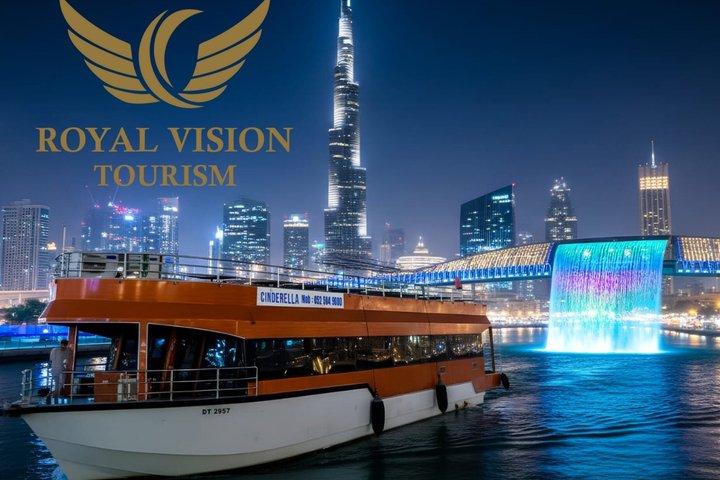 Dîner croisière Burj Khalifa avec ramassage et partage de gouttes
