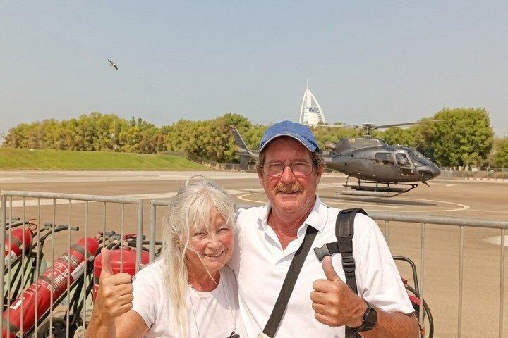 Dubaï Helicopter Tour : Vue aérienne de Burj Al Arab, Palm & Marina