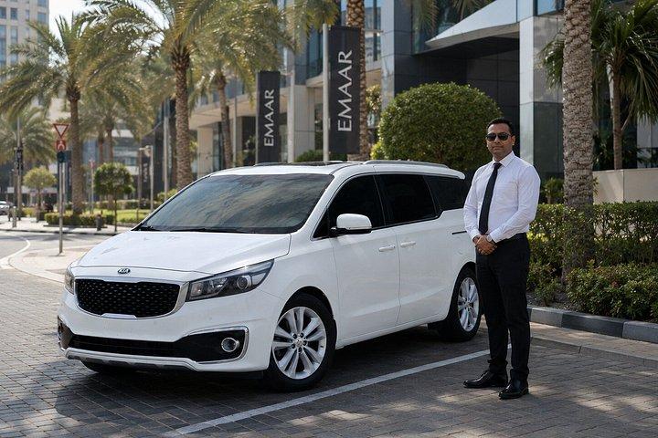 Transfert à l'aéroport de Dubaï avec Burj Khalifa et Dubai Mall Transfert
