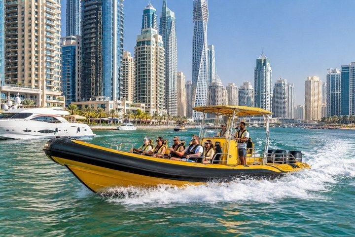Dubaï Marina RIB Boat Tour Atlantis, Burj Al Arab et JBR