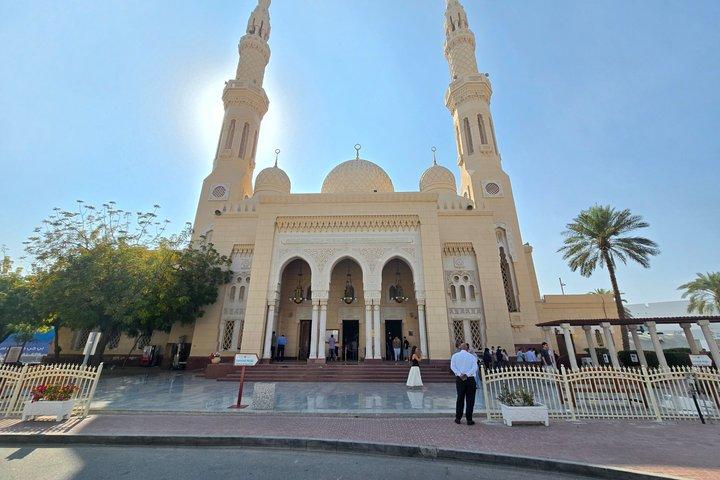 Visite culturelle de la mosquée Jumeirah à Dubaï avec transferts hôteliers