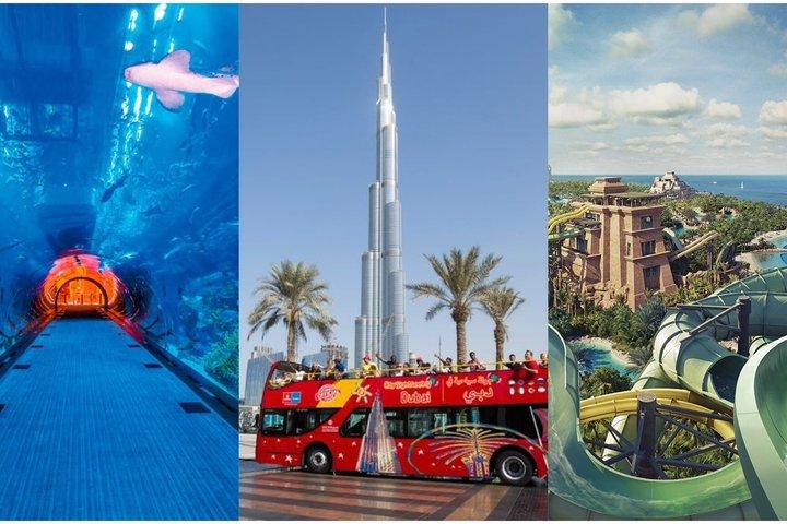 City Sightseeing Dubaï Hop-On Hop-Off Bus, Aquarium & Aquaventure