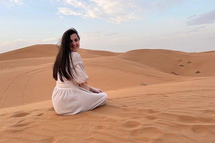 Safari privé dans le désert rouge de Dubaï, embarquement et balade à dos de chameau