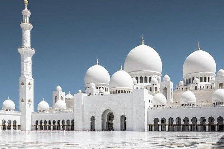Tour de ville d'Abou Dabi avec la grande mosquée Sheikh Zayed