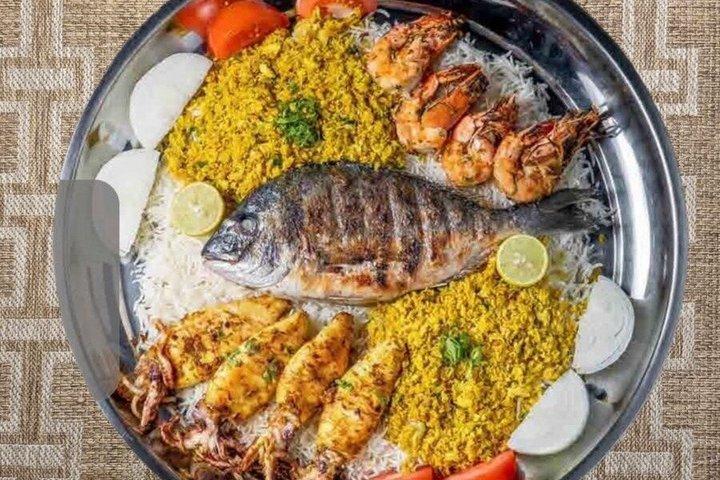Balade privée en Abra avec plateau de fruits de mer émirati
