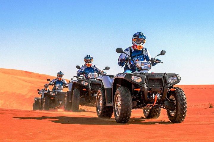 Quad Bike Desert Safari Red Dunes Pick & Drop Dinner Shows live