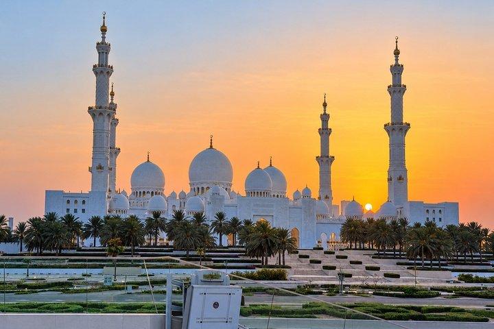 Visite privée de la Grande Mosquée Sheikh Zayed en demi-journée depuis Dubaï