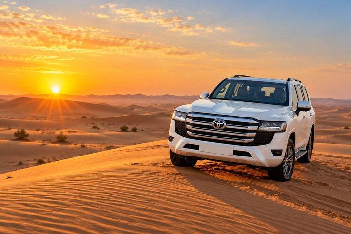 Safari privé dans les dunes de Dubaï au lever du soleil et balade en chameau