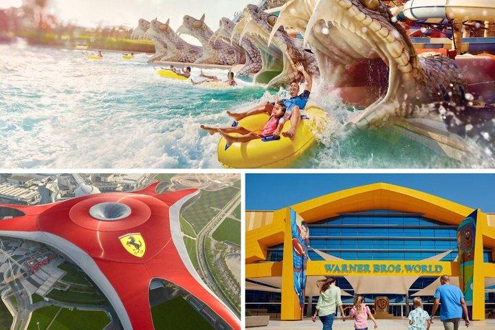 Yas Island Single ou Combo de plusieurs parcs Ferrari, Warner ou Yas