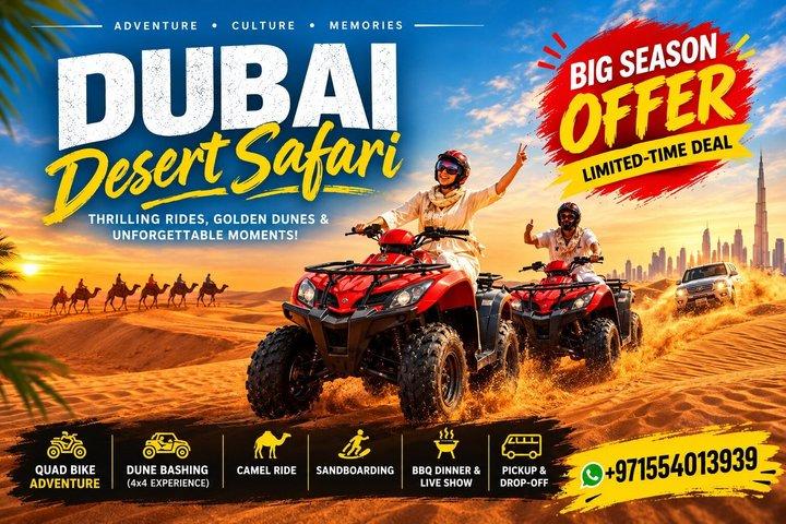 Safari de luxe dans le désert de Red Dune avec barbecue et spectacles live