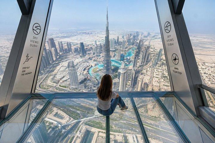 Sky Views Dubai avec toboggan en verre gratuit