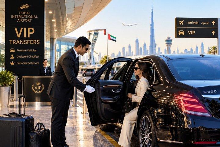 Transfert privé de Dubaï : Port de croisière à l'aéroport international de Dubaï