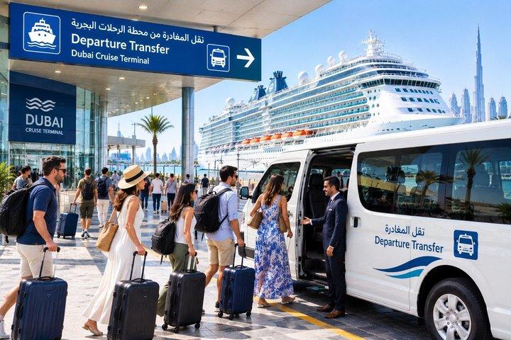 Transfert privé à Dubaï : de l'hôtel de Dubaï au port de croisière