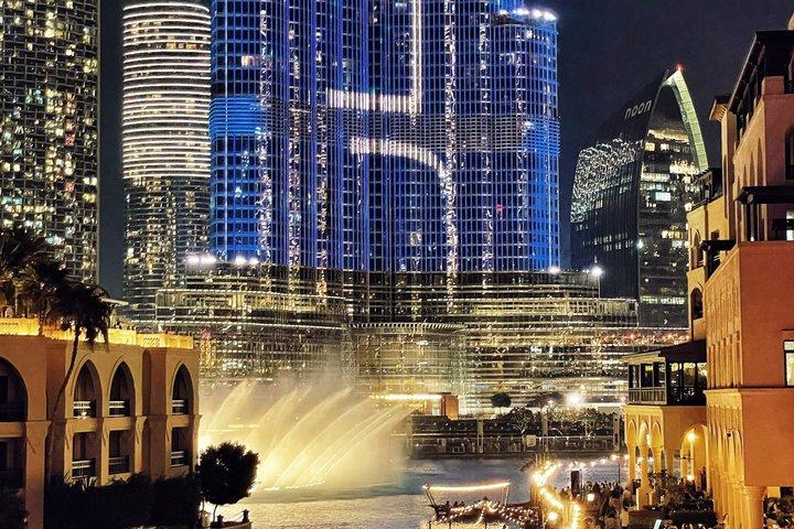 Billet pour la balade en bateau du spectacle de la Fontaine de Dubaï avec option de transfert
