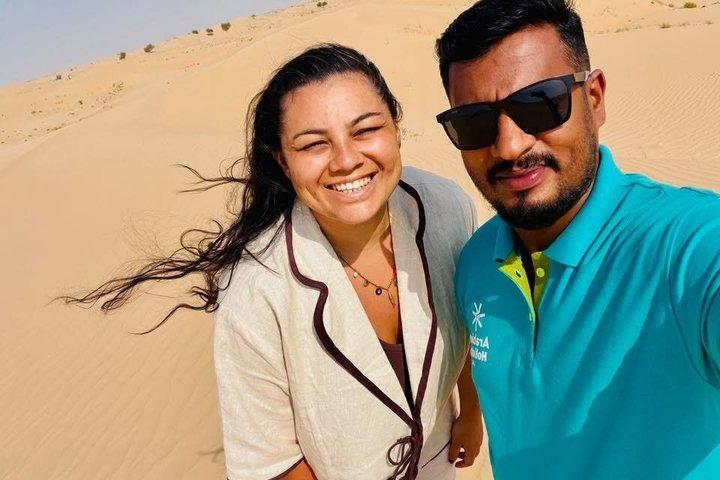Safari désertique privé et paisible le matin à Abu Dhabi