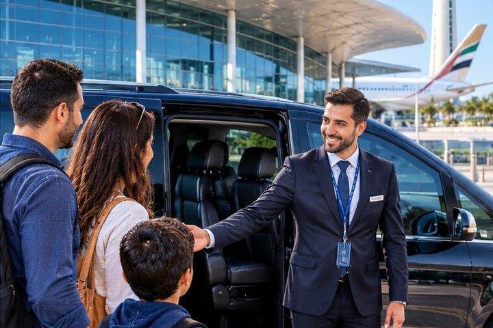 Transfert privé de départ à l'aéroport d'Abou Dhabi