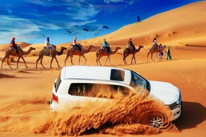 Safari Premium Dune Rouge, Prise en charge/Dépose, Dîner BBQ et option Quad