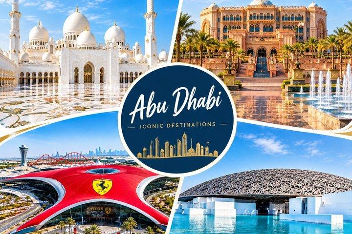 Excursion privée d'une journée à Abu Dhabi: Grande Mosquée, Qasr al Watan avec déjeuner