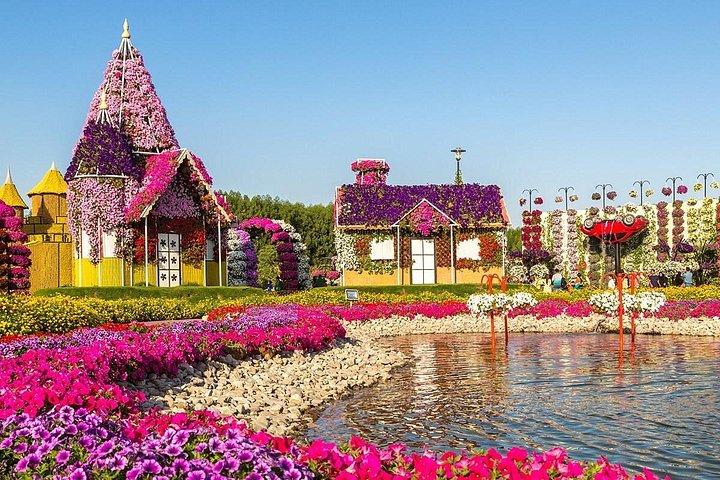 Dubai Miracle Garden et Butterfly Garden (billets combinés) (avec transfert)