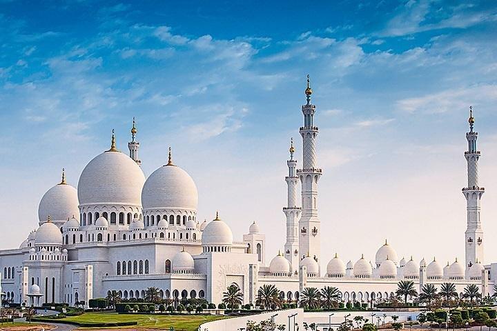 Visite d'une journée à Abu Dhabi au départ de Dubaï avec un café doré à l'Emirates Palace