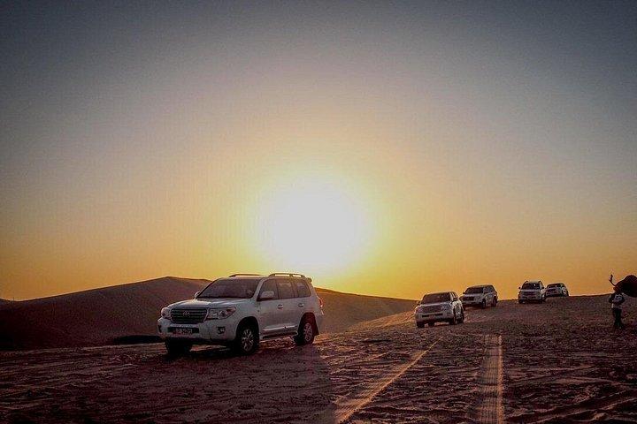 Sundowner Desert Safari Dubai avec configuration de dîner VIP