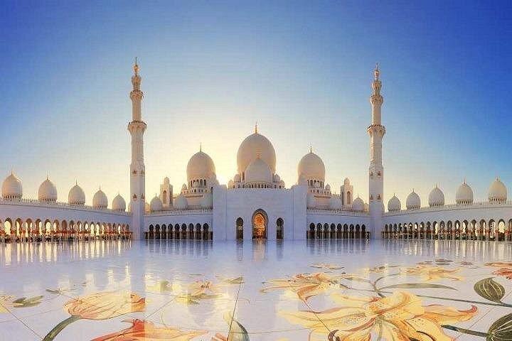 Visite combinée: safari matinal dans le désert de Dubaï et visite de la grande mosquée Sheikh Zayed en soirée