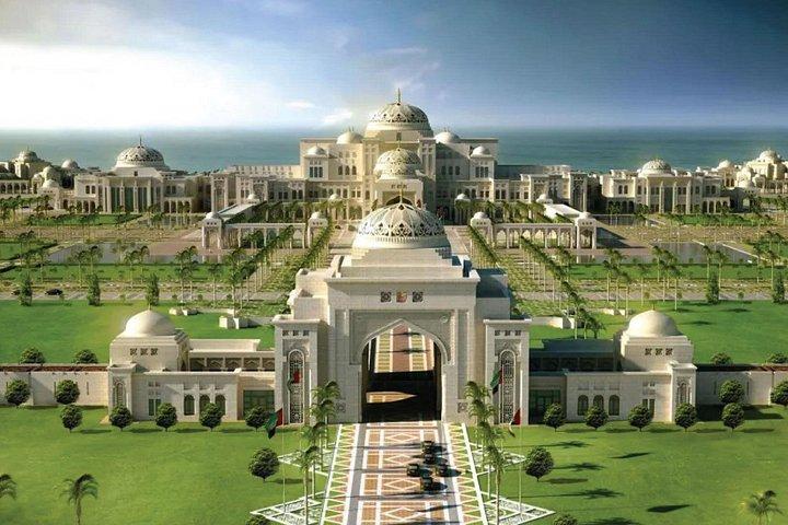 Mosquée d'Abu Dhabi avec Qasr Watn et déjeuner à l'Emirates Palace