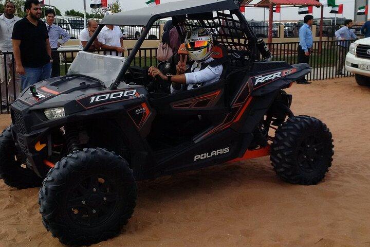 Dubai Morning Polaris Dune Buggy Self Drive Open Desert - Base privée