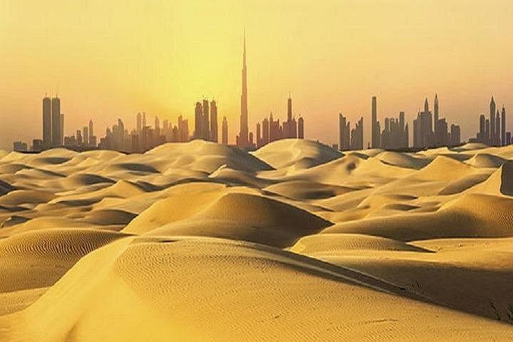 Combo 1 jour: visite de la ville de Dubaï et safari en soirée dans le désert avec dîner barbecue