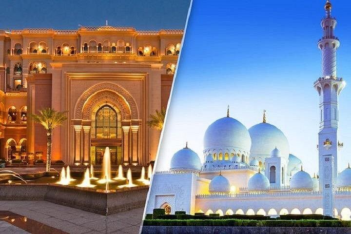 Abu Dhabi Tour de Dubaï avec déjeuner buffet international à l'Emirates Palace