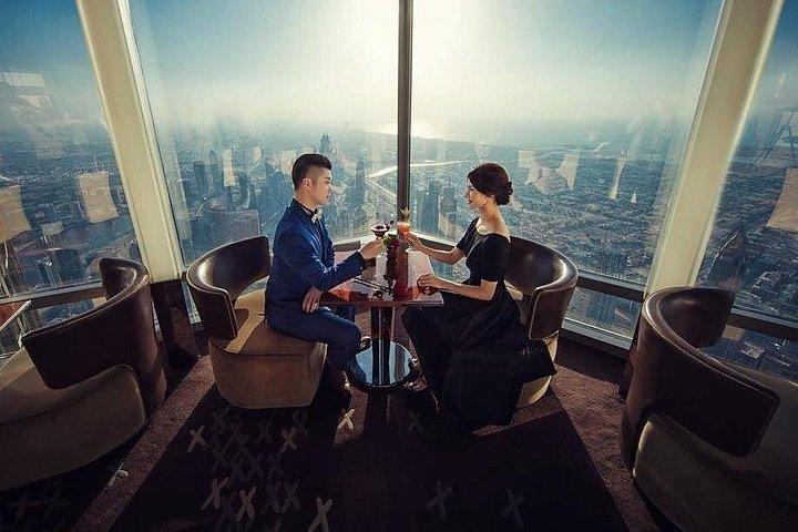 Profitez de Burj Khalifa avec le billet d'entrée au 124e étage et le dîner
