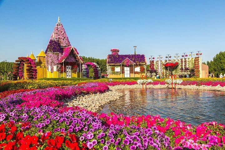 Visite privée du Dubai Miracle Garden et du Burj Khalifa avec billets