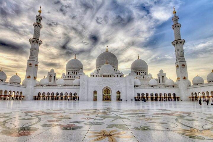 Visite d'une journée complète de la ville d'Abu Dhabi et de la mosquée Sheikh Zayed