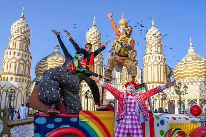 Visite guidée d'une journée complète de la ville privée de Dubaï avec des billets Global Village