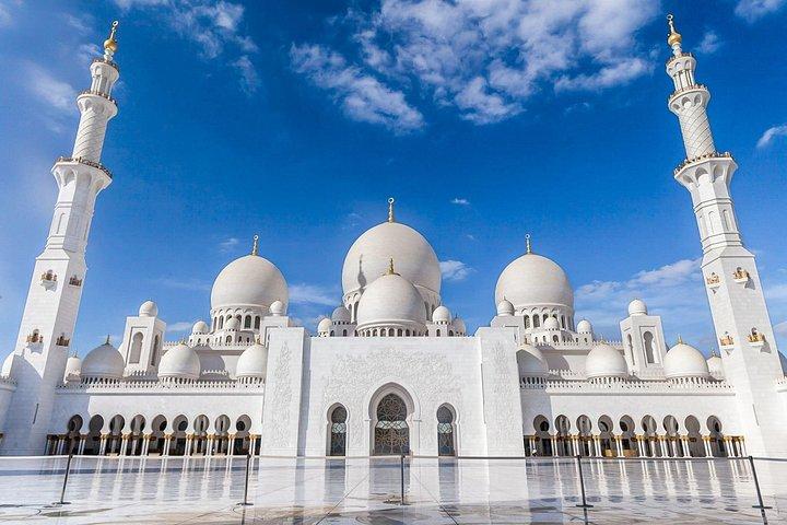 Visite instantanée de 6 heures d'Abu Dhabi, y compris la visite de la grande mosquée