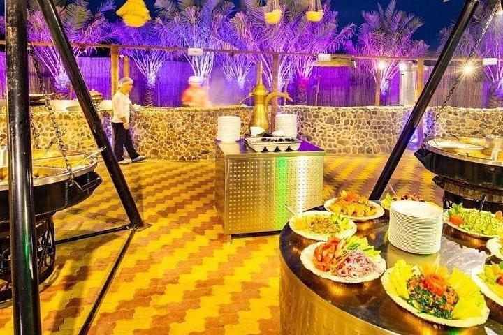 Visite guidée en soirée avec dîner barbecue dans le désert de Dubaï