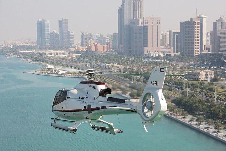 Balade en hélicoptère de 15 minutes à Dubaï avec transfert en option